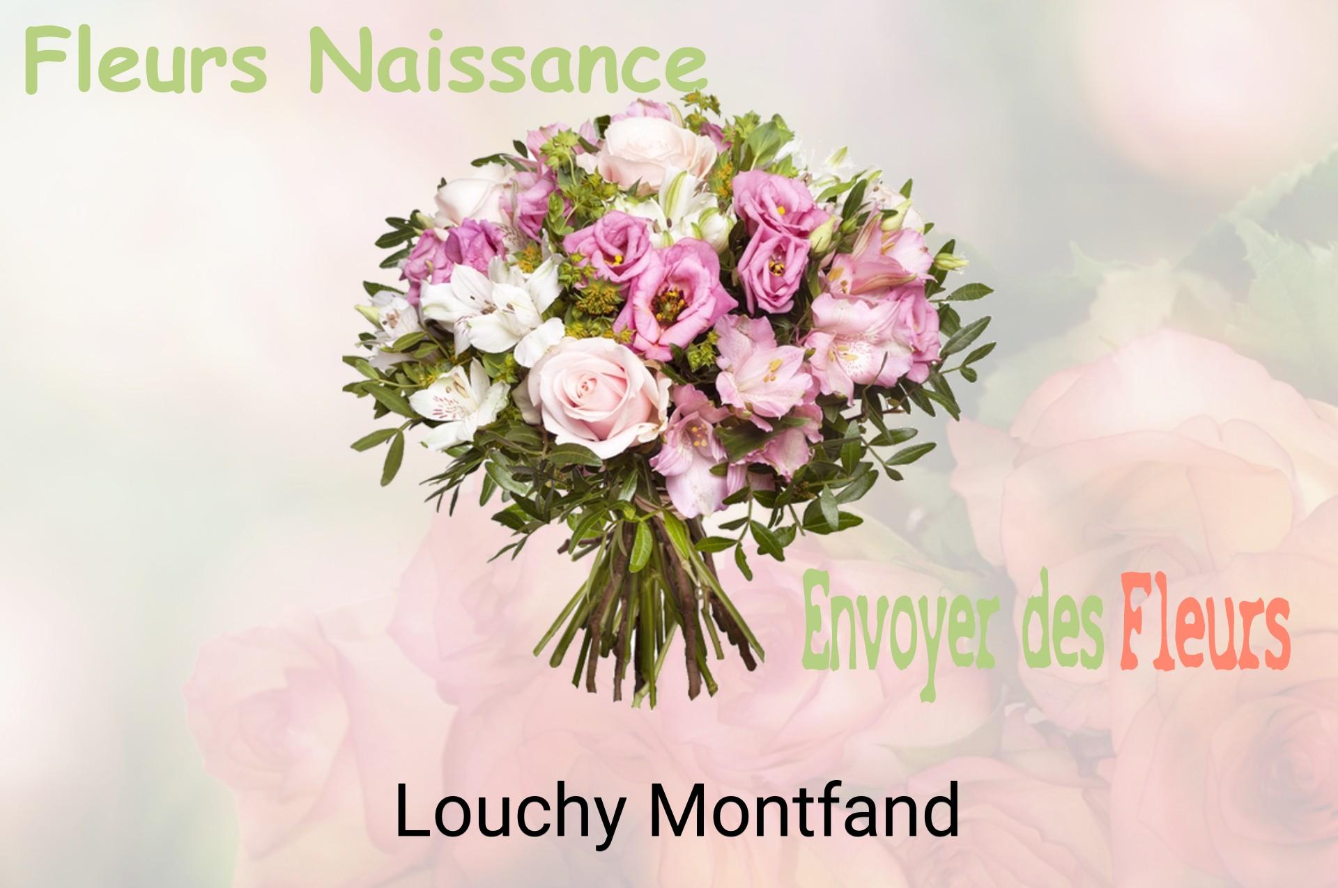 Bouquet de fleurs de naissance livré à Louchy-Montfand