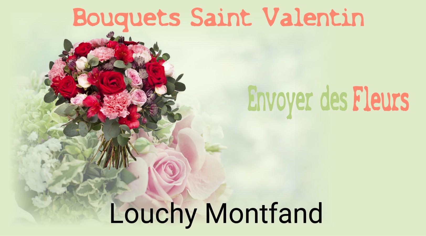 Roses de Saint-Valentin livrées à Louchy-Montfand